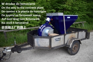 Łatwy do transportu. Można przewozić nawet na budowę gdy beton z kilku betoniarni