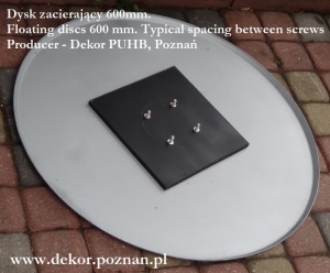 Dysk "600" z blachy 3 mm