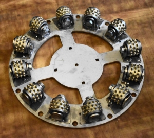 Tarcza do groszkowania betonu dużej wydajności