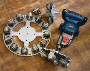 Tarcze z groszkownikami trzyrzędowymi 50mm