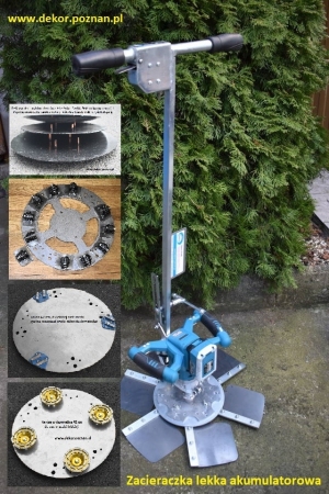 Zacieraczka lekka akumulatorowa (mamy także na 230V)